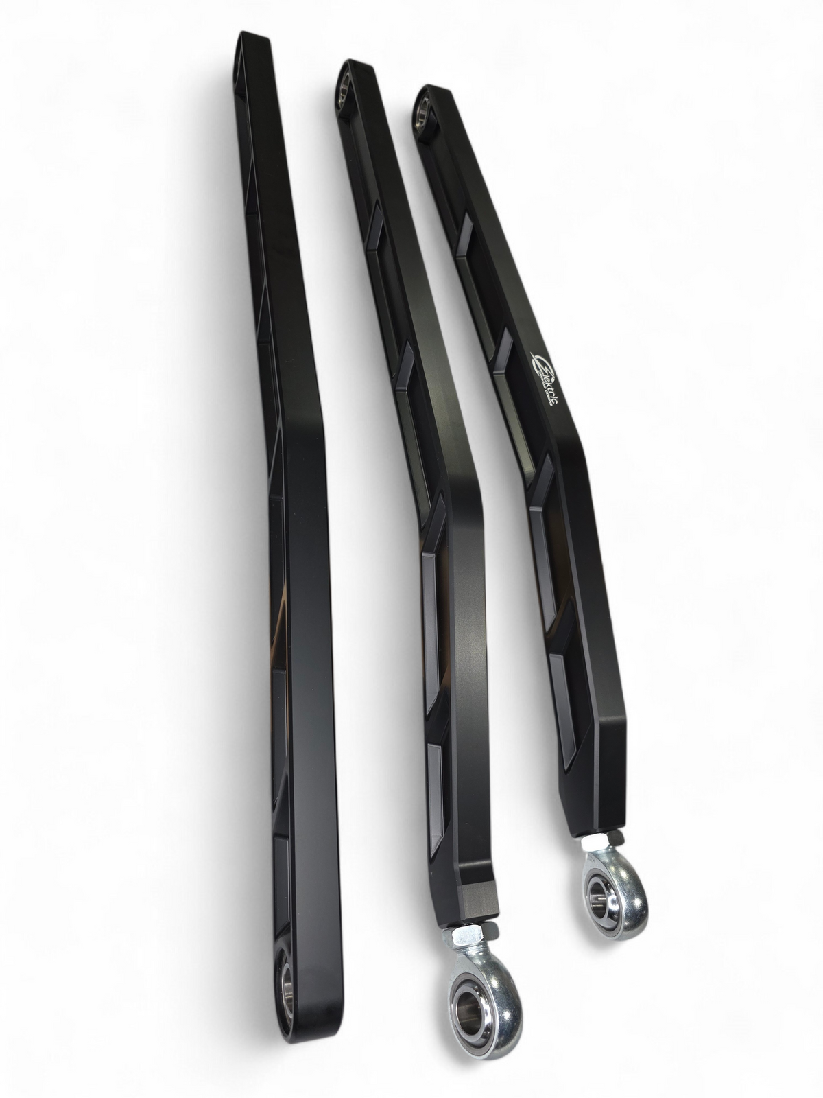 Threaded adjustment detail on Can-Am Maverick X3 adjustable Heim joint radius rod