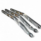High Clearance Billet Radius Rods in clear anodized finish for 72-inch RS Can-Am Maverick X3 showing 6061 aluminum machining