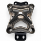 10-Bolt Radius Rod Plate in gun metal anodized finish for 2022-2026 Can-Am Maverick X3 showing 6061 billet aluminum