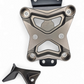 10-bolt mounting pattern detail on Can-Am Maverick X3 gun metal radius rod plate