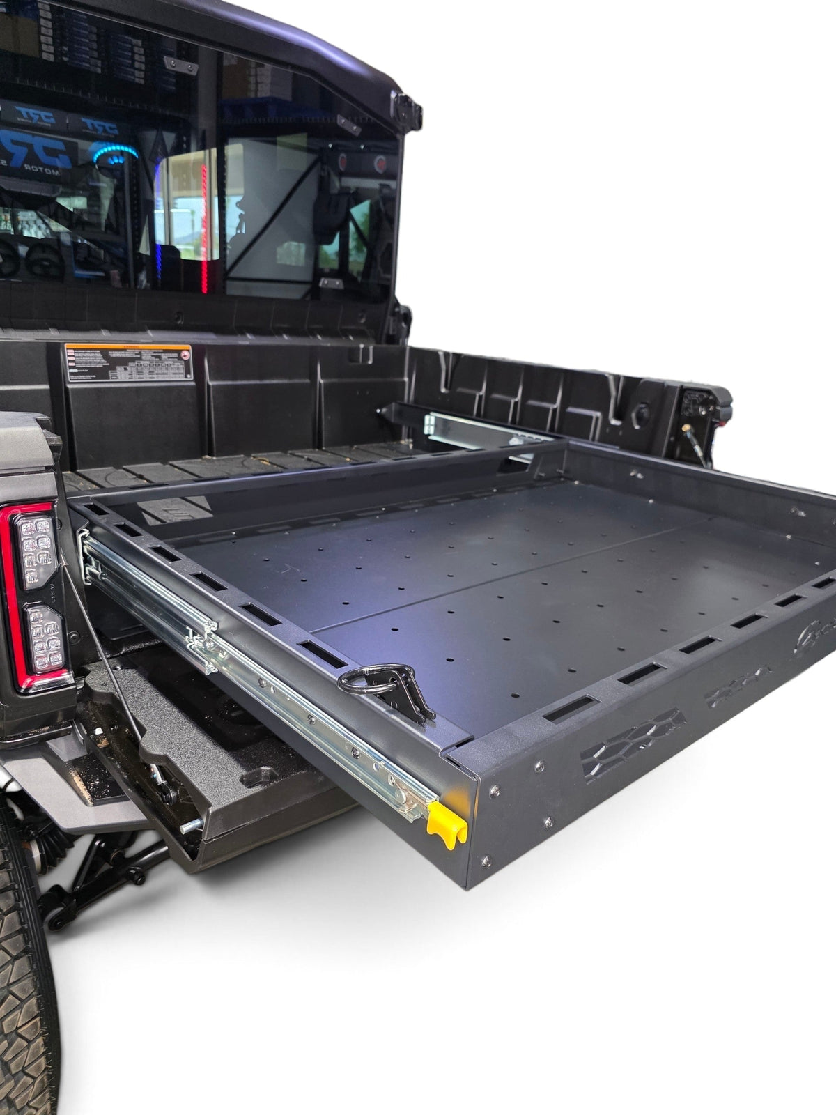 HDX Sliding Bed Drawer slide extended full length