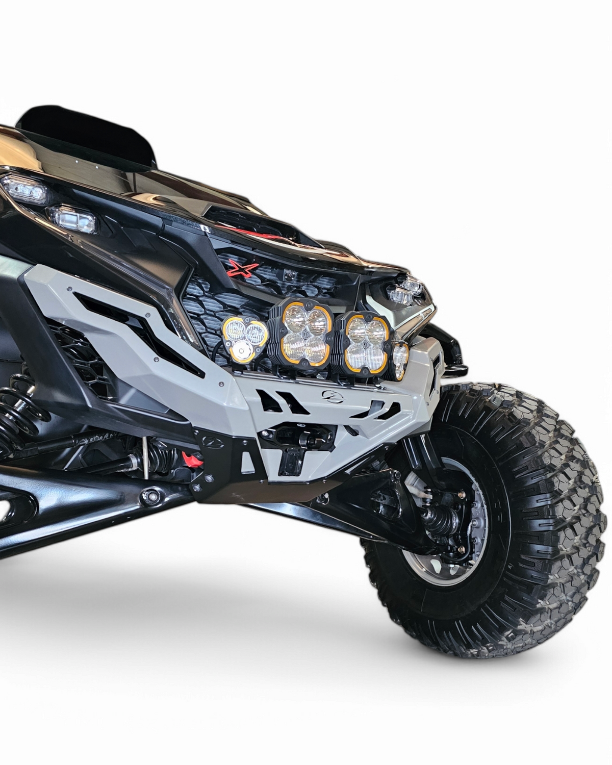 Volt series front winch bumper Can-Am Maverick R
side lower view