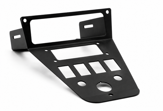 Polaris RZR Pro R Short Console – PCI Radios + 4-Switch Mount (2020–2024)