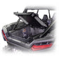 Rear cargo area shown with trunk enclosure open