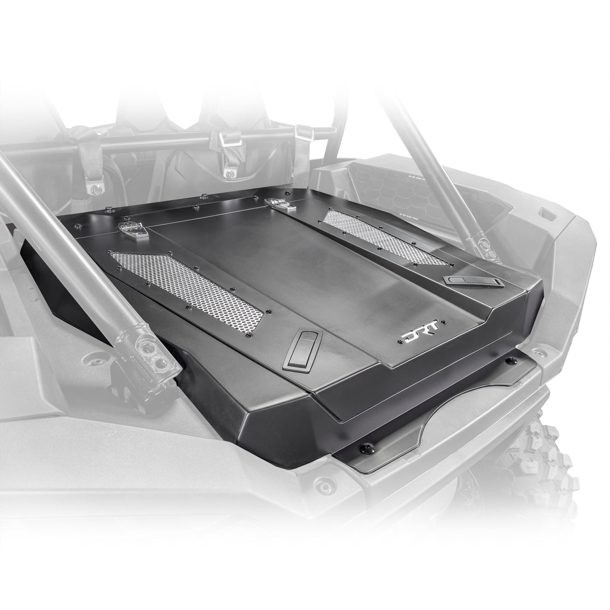 Rzr xp 1000 trunk enclosure installed with gas struts