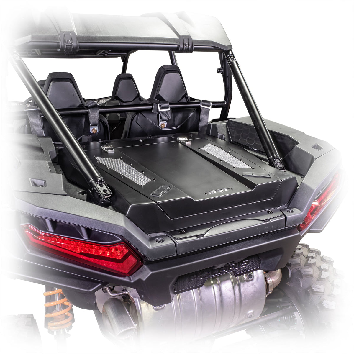 Rzr xp 1000 trunk enclosure installed