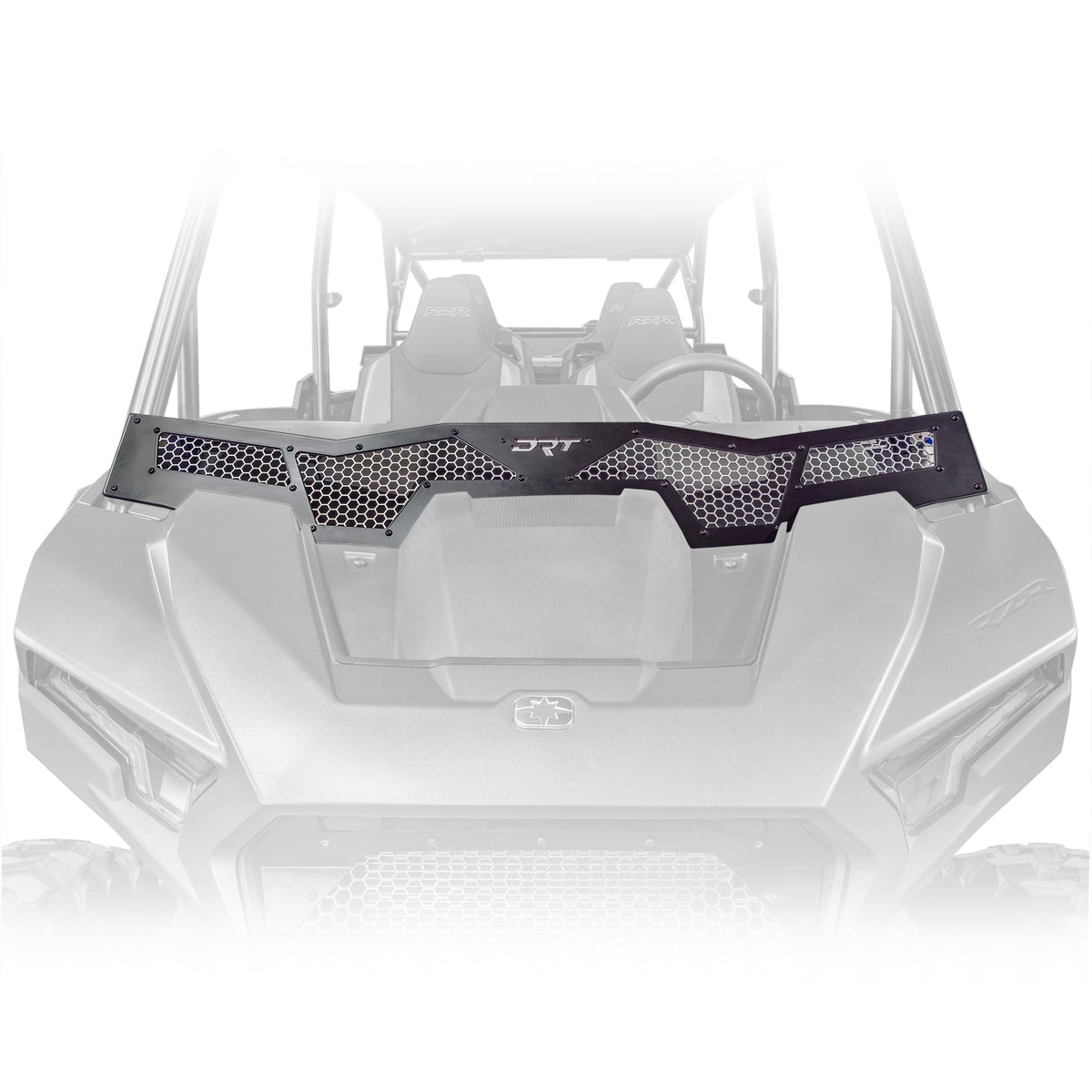 RZR XP 1000 wind diffuser installed on front hood