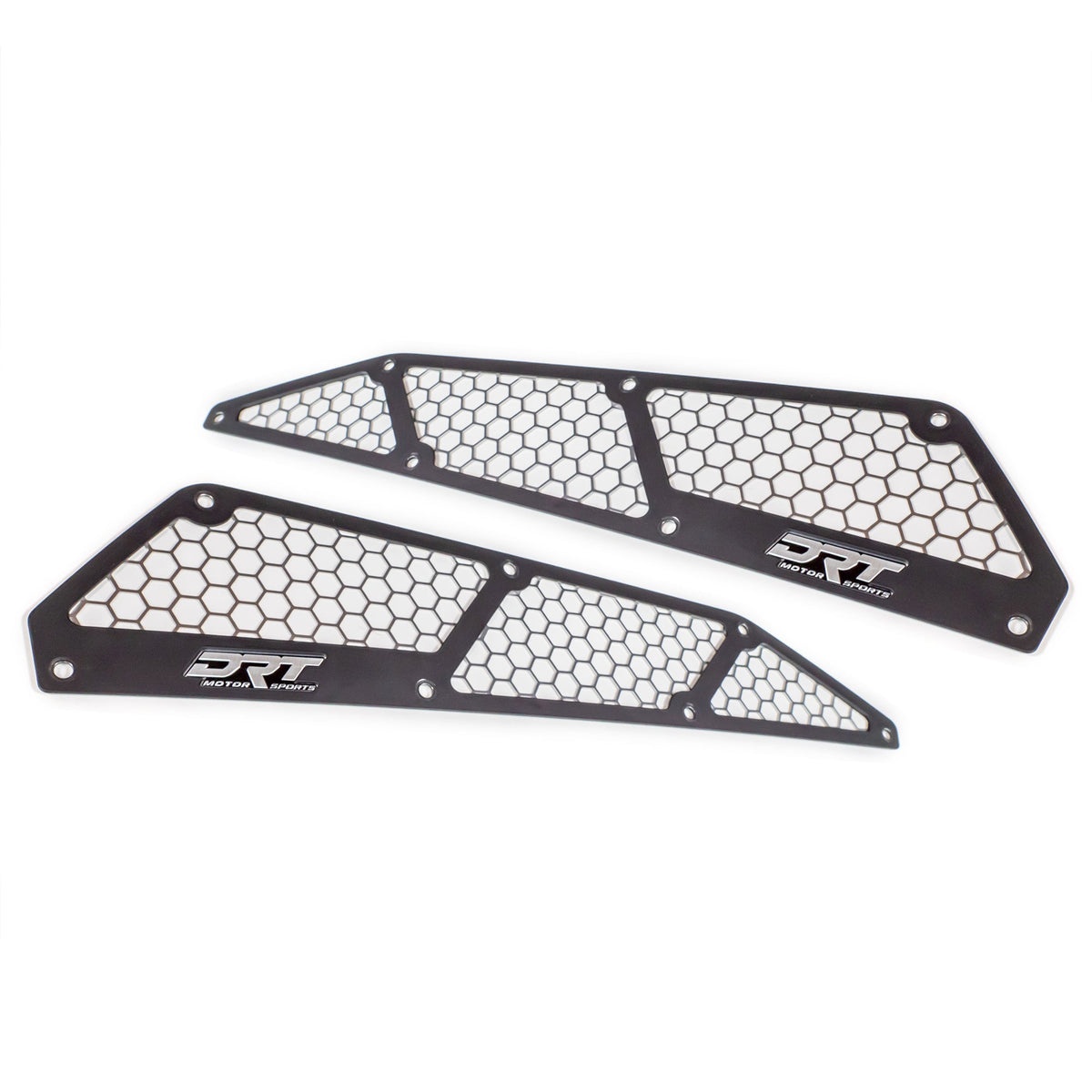 Air Intake Vent Cover Set for Kawasaki Teryx KRX/4 1000, (Black/Raw)