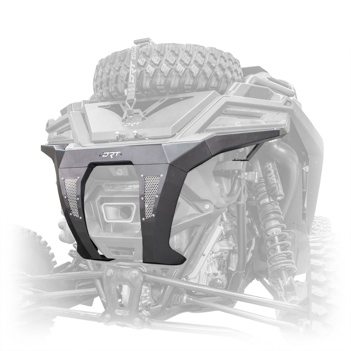 Polaris RZR Pro R rear bumper installed on 2022+ model rear end