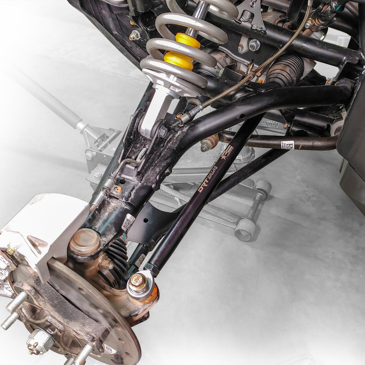 DRT rzr pro xp tie rod kit installed view