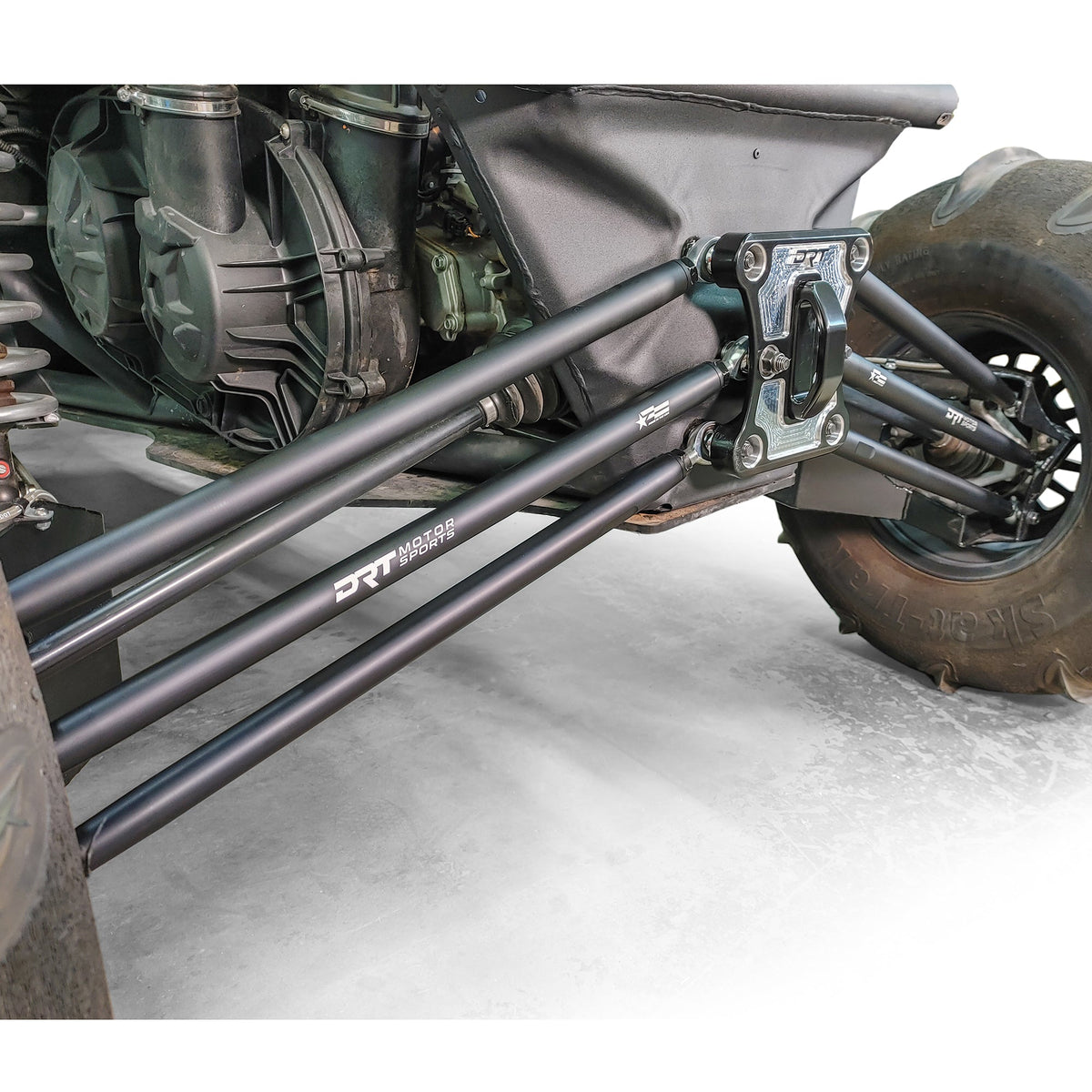 Can-Am X3 2017+ Billet Aluminum Barrel Radius Rod Kit Black