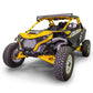 Maverick R aluminum front grill insert kit, laser-cut mesh, fits 2024 and newer models