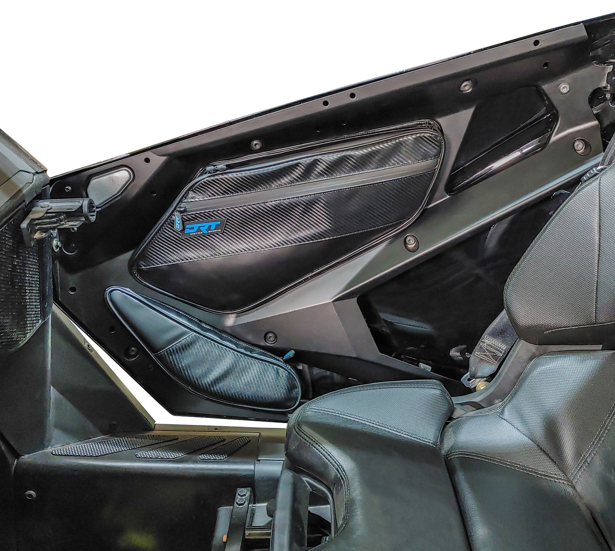 RZR Pro XP front door organizer pouches for side-by-side