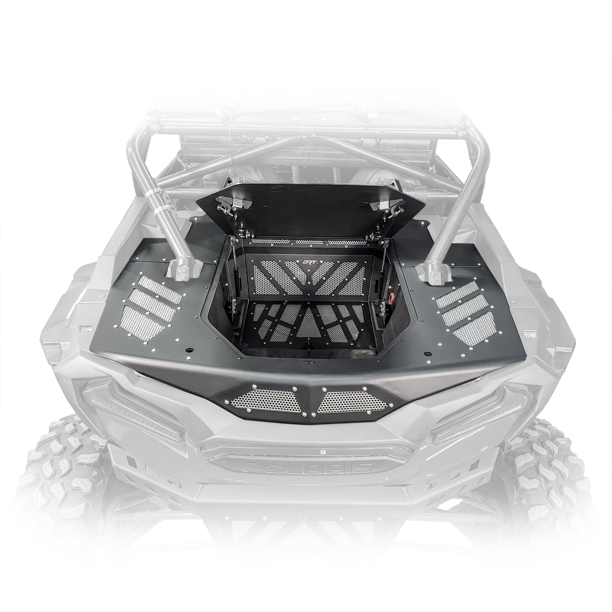RZR xp 1000 trunk enclosure aluminum installed