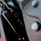 UTV Stereo branded plug installed on a vehicle dashboard
