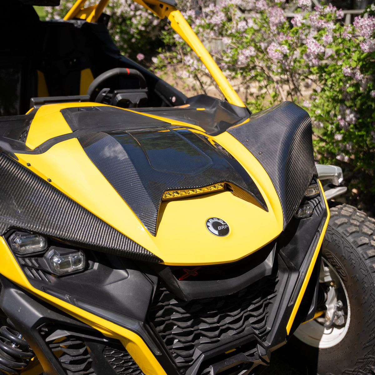 RPM Can-Am Maverick R Carbon Fiber Full Coverage Hood