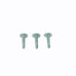 Three UTV Stereo silver self drilling screws