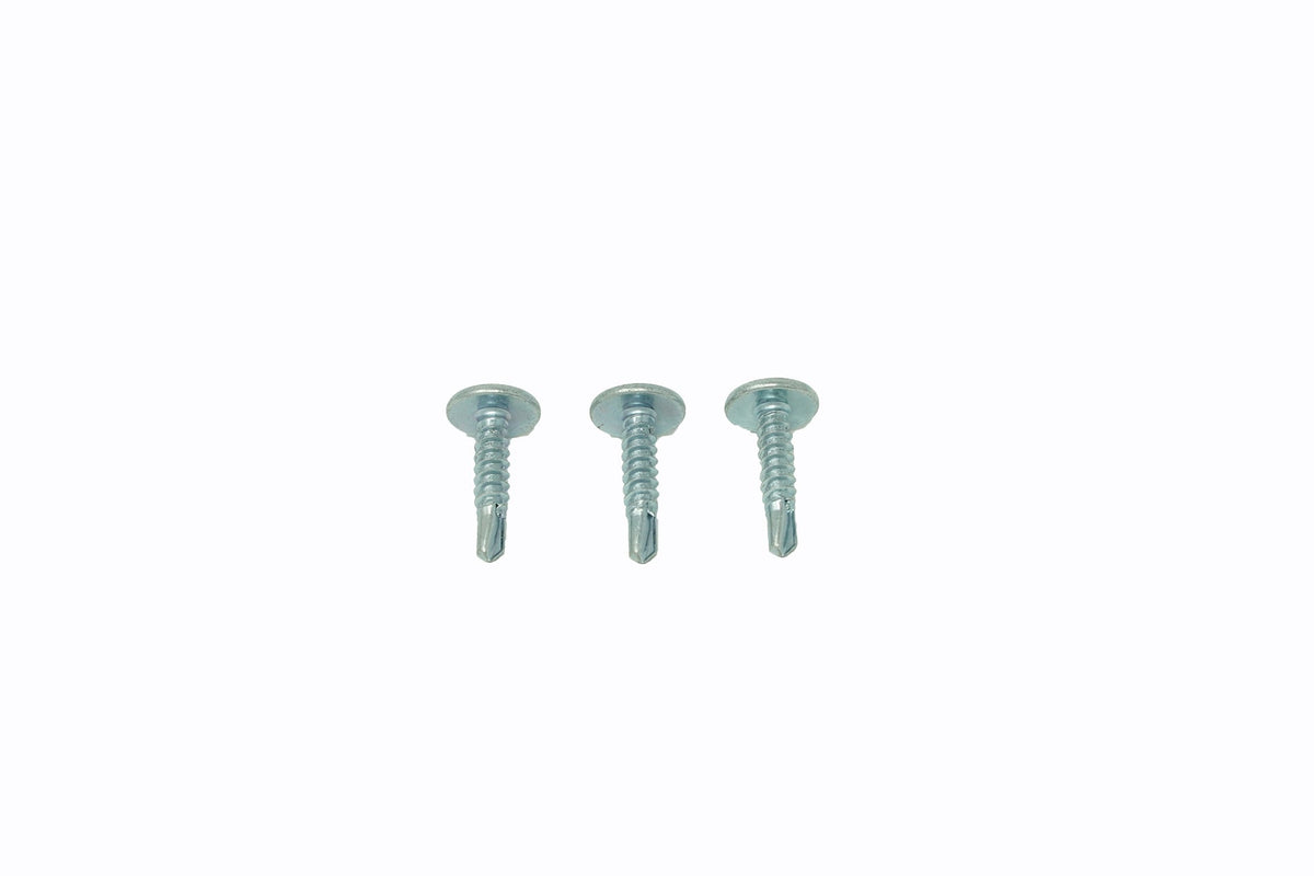 Three UTV Stereo silver self drilling screws