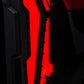 Close-up of a Polaris Expedition taillight on a dark background