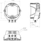 LP4 Pro LED Auxiliary Light Pod Pair - Universal