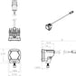 S1 White LED Auxiliary Light Pod Pair - Universal