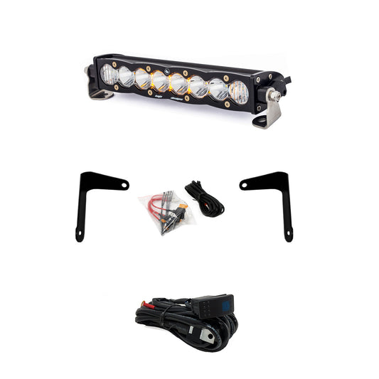 S8 10 Inch Shock Mount Light Bar Kit - Can-Am 2017-24 Maverick X3