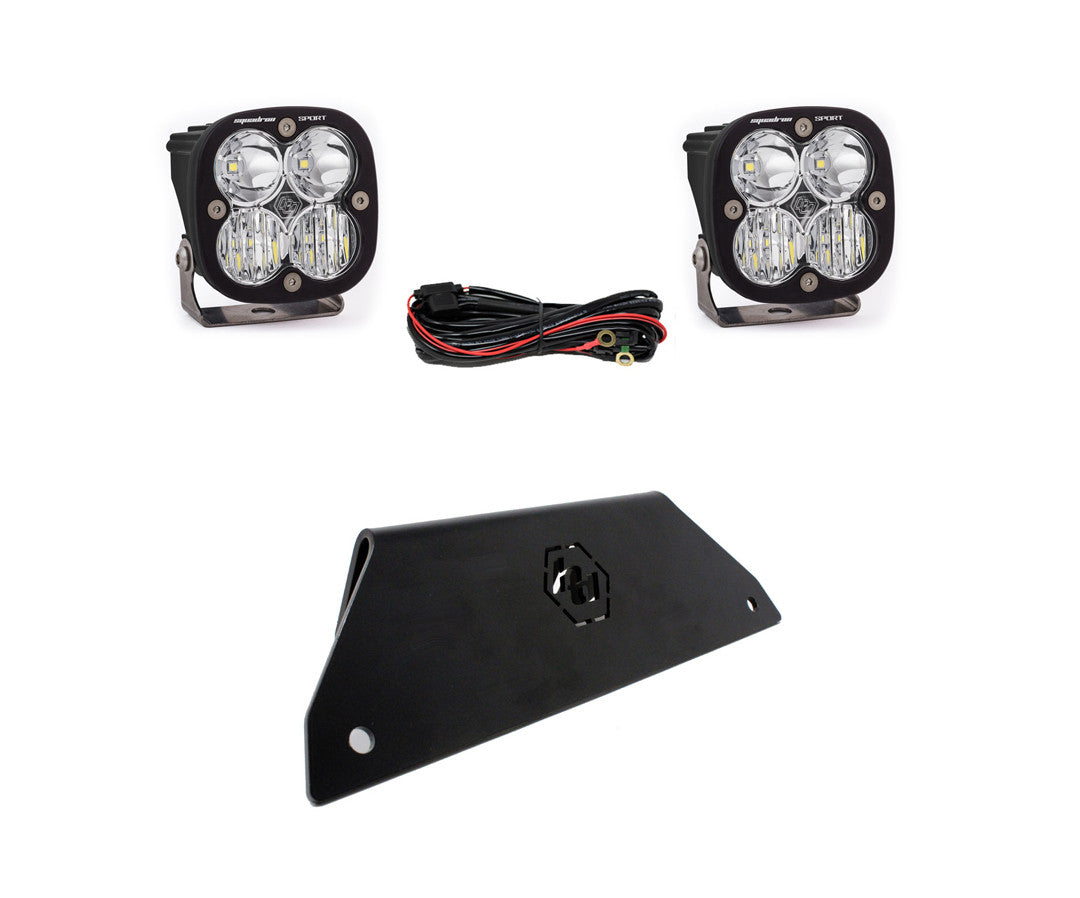 Squadron Sport Bumper Lower Mount Light Kit - Polaris 2020-24 RZR Pro XP