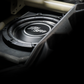 UTV Stereo low profile subwoofer installed in a vehicle