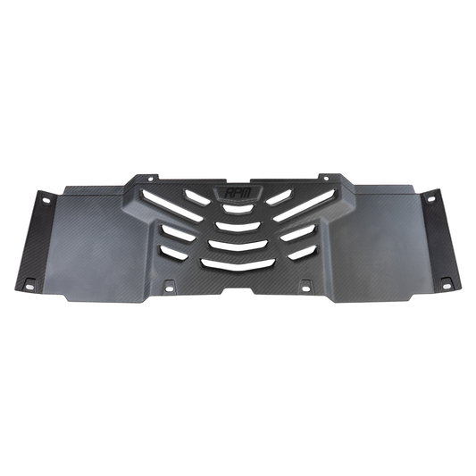 RPM Kawasaki H2 Carbon Fiber Louvered Cargo Cover Front