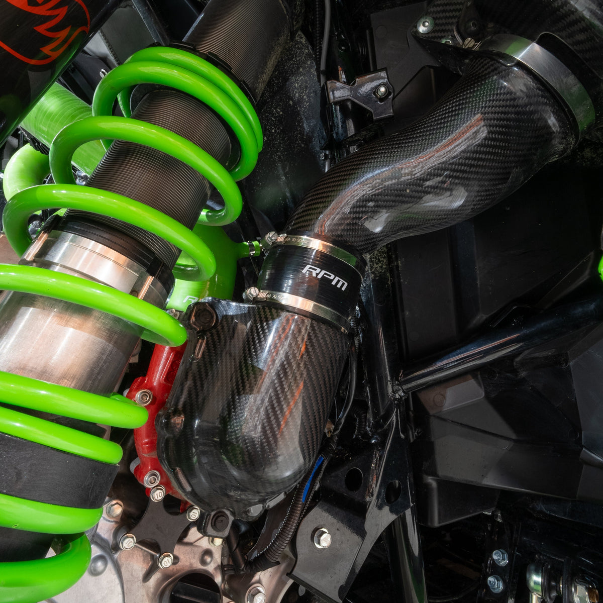 RPM Kawasaki Teryx H2 Supercharged Carbon Cold Air High Flow Race Intake