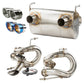 RPM Kawasaki H2 3/4 Exhaust – 2.5" Mid Pipe + Chambered Muffler | Straight or E-Valve Option
