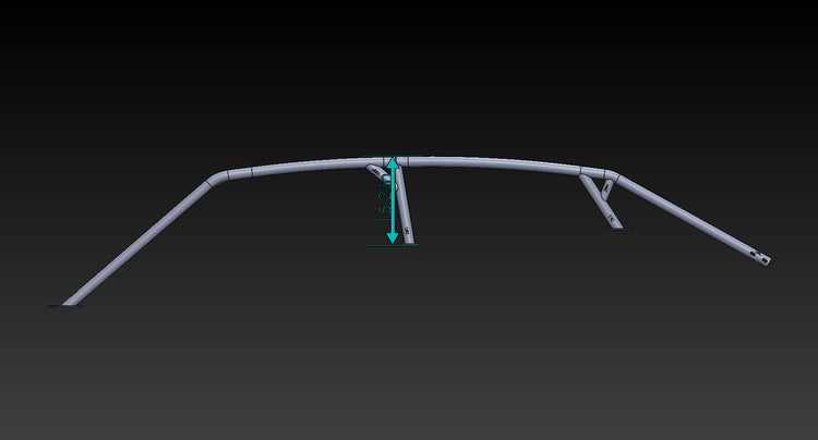 X3 Max 4 Seat Radius Cage Kit