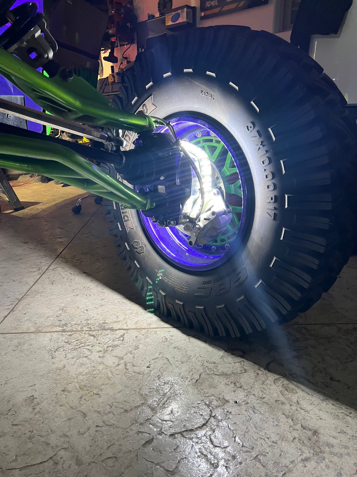 Marshin Whips White Backing RGBW LED Portal Lights | Waterproof Kit