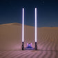 V2 Black Out LED Whip Set | Sleek Off-Road UTV Lights