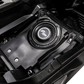 UTV Stereo subwoofer installed in a vehicle storage compartment
