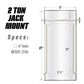 2 Ton "The Beast" Jack Mount 2.0