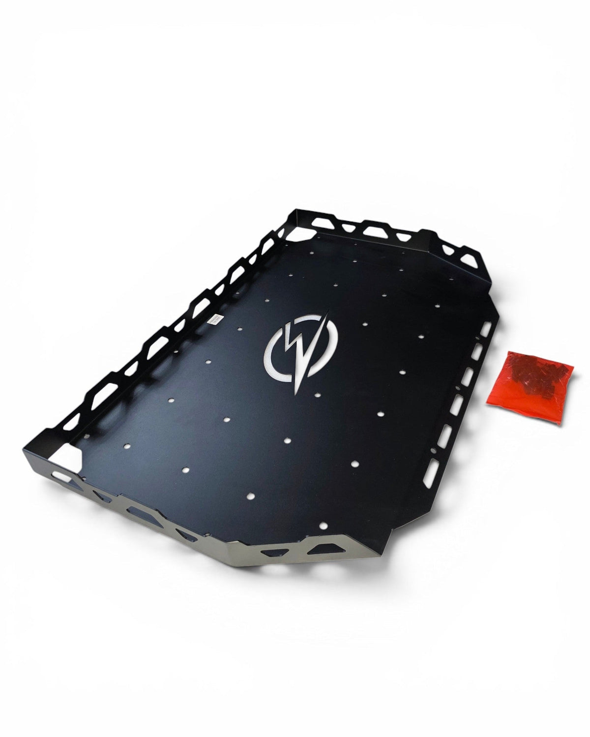 Kawasaki Teryx H2 bed tray showing anchor point and mounting hole grid