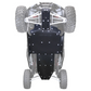 Kawasaki Teryx KRX 1000 UHMW Skid Plate with Rock Sliders