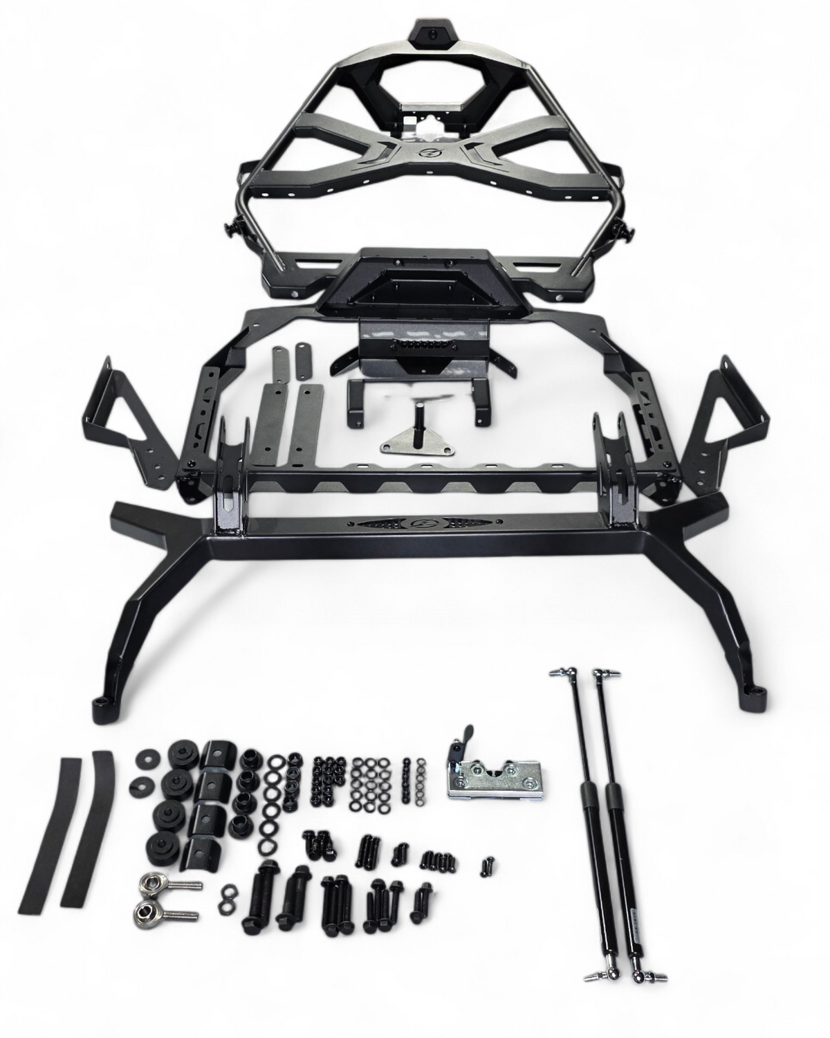 Kawasaki Teryx H2 Baja tire rack shown with a 35-inch spare tire mounted