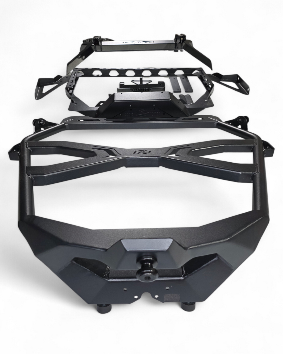 Weld and construction detail on Kawasaki Teryx H2 Baja tire rack