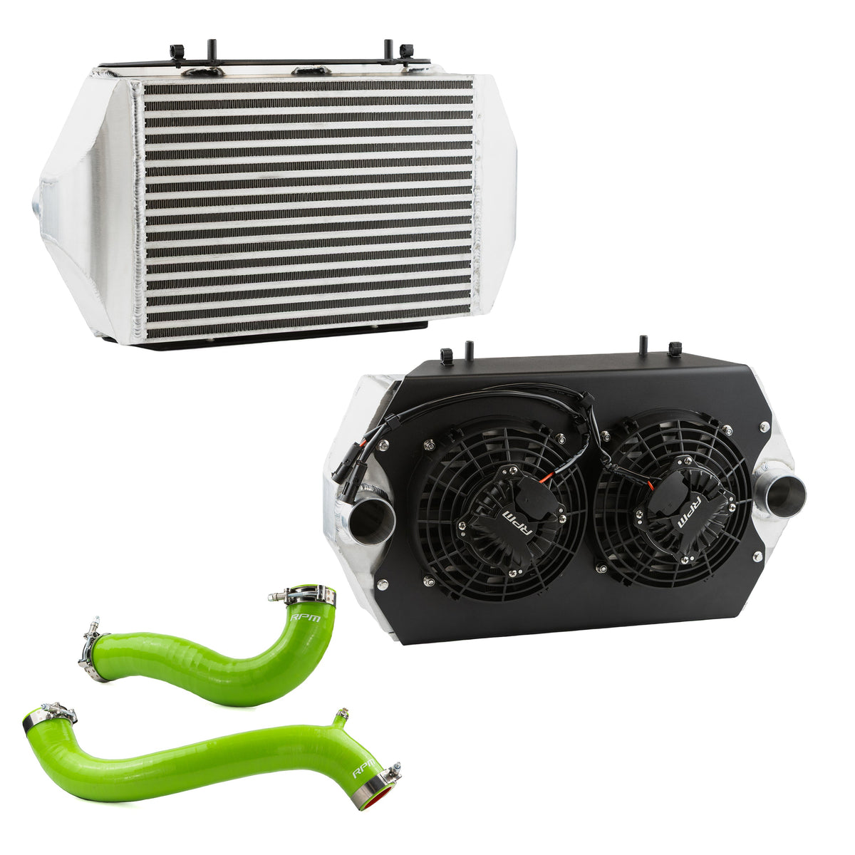 RPM Kawasaki H2 Stage 3 XL Intercooler With Brushless Fans & Sealed Shroud