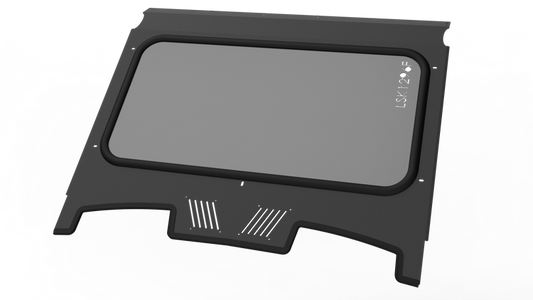 RZR XP 2 Seat Flat Windshield Kit 2019+
