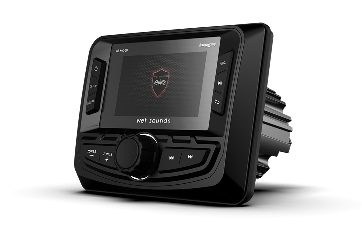 Wet Sounds WS-MC-20 marine digital media receiver from UTV Stereo