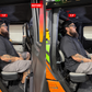 UTV Stereo side by side comparison showing head clearance before and after roof installation
