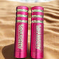 Two pink Marshin Whip bases on a beach