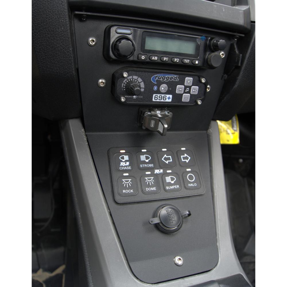 POLARIS RZR PRO R/XP PRO8 + RUGGED RADIO DASH MOUNT
