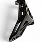 Black anodized finish texture close-up on Polaris RZR billet front winch bumper