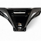 Machined billet aluminum front winch bumper installed on Polaris RZR Pro R in black anodize