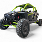 Bolt-on mounting detail on Polaris RZR Pro R billet front winch bumper