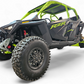 Direct front view of Polaris RZR Pro R Pro S Turbo R clear billet winch bumper